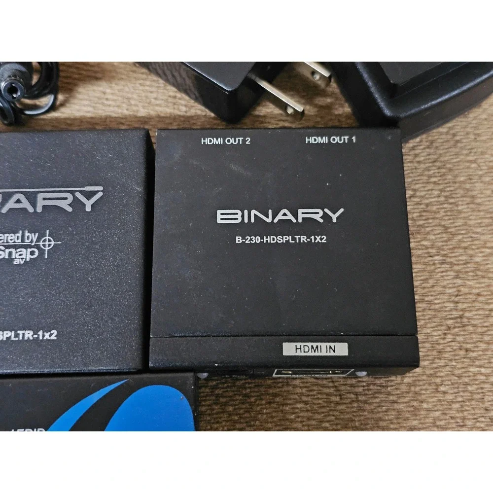 Binary OREI HDMI‎ Splitter Lot Mixed OS Black Solid 1x2 Distribution Hubs LOT 6